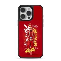 Lewis Hamilton Ferrari 44 red racer iPhone 16 Pro Max Black Case