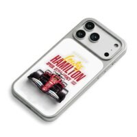Lewis Hamilton Ferrari F1 race car iPhone 17 Pro Max Electroplated Silver Case2