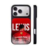 Lewis Hamilton Ferrari racing suit iPhone 17 Pro Max Black Case