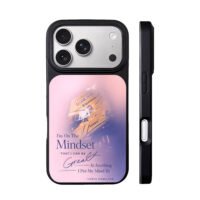 Lewis Hamilton gold F1 helmet quote iPhone 17 Pro Max Black Case