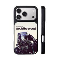 Lewis Hamilton Mercedes F1 helmet iPhone 17 Pro Max Black Case