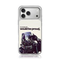 Lewis Hamilton Mercedes F1 helmet iPhone 17 Pro Max Electroplated Silver Case1