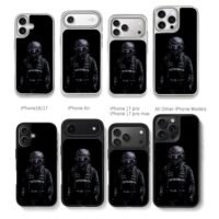 Lewis Hamilton Petronas F1 racer Chris Brown Phone Case Black Electroplated Silver For Iphone 11 To 17
