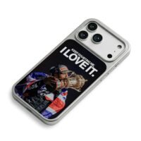 Lewis Hamilton trophy quote UK flag iPhone 17 Pro Max Electroplated Silver Case2