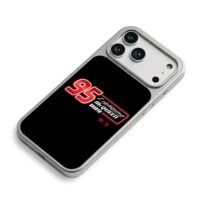 Lightning McQueen 95 race day logo iPhone 17 Pro Max Electroplated Silver Case2