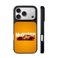 Lightning McQueen 95 racer orange iPhone 17 Pro Max Black Case