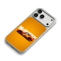 Lightning McQueen 95 racer orange iPhone 17 Pro Max Electroplated Silver Case2