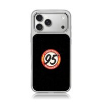 Lightning McQueen 95 racing emblem iPhone 17 Pro Max Electroplated Silver Case1