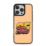 Lightning McQueen 95 red race car iPhone 16 Pro Max Black Case
