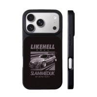LIKEHELL SLAMMEDUK JDM car iPhone 17 Pro Max Black Case
