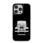 Line art Toyota Land Cruiser iPhone 16 Pro Max Black Case