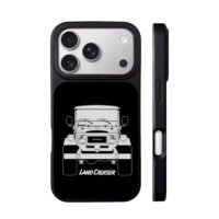 Line art Toyota Land Cruiser iPhone 17 Pro Max Black Case