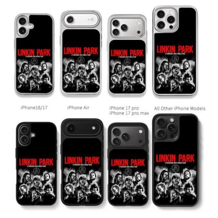 Linkin Park A Thousand Suns art Chris Brown Phone Case Black Electroplated Silver For Iphone 11 To 17
