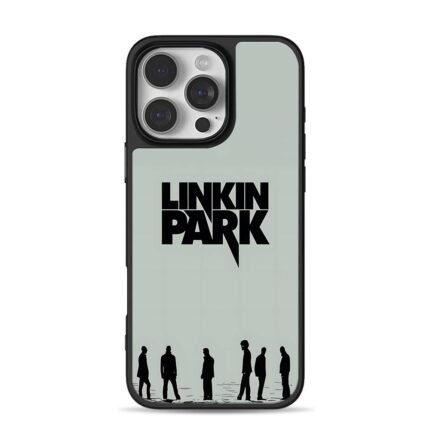 Linkin Park band logo silhouettes iPhone 16 Pro Max Black Case