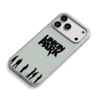 Linkin Park band logo silhouettes iPhone 17 Pro Max Electroplated Silver Case2