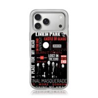 Linkin Park classic song poster art iPhone 17 Pro Max Electroplated Silver Case1