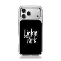 Linkin Park distressed logo iPhone 17 Pro Max Electroplated Silver Case1