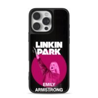 Linkin Park Emily Armstrong graphic iPhone 16 Pro Max Black Case