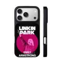 Linkin Park Emily Armstrong graphic iPhone 17 Pro Max Black Case
