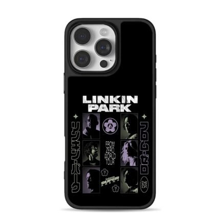 Linkin Park From Zero Tour 2025 Art iPhone 16 Pro Max Black Case