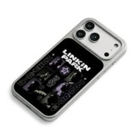 Linkin Park From Zero Tour 2025 Art iPhone 17 Pro Max Electroplated Silver Case2
