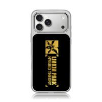 Linkin Park Hybrid Theory logo iPhone 17 Pro Max Electroplated Silver Case1