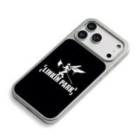 Linkin Park Hybrid Theory logo iPhone 17 Pro Max Electroplated Silver Case2