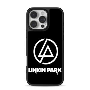 Linkin Park logo and band name Phone Case for iPhone 11-17 & Samsung Galaxy S24-S26