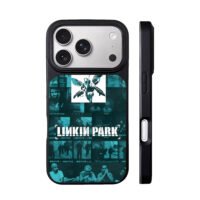 Linkin Park logo band photo collage iPhone 17 Pro Max Black Case