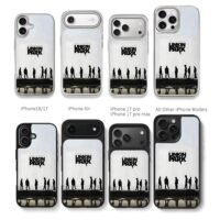 Linkin Park Minutes to Midnight art Chris Brown Phone Case Black Electroplated Silver For Iphone 11 To 17