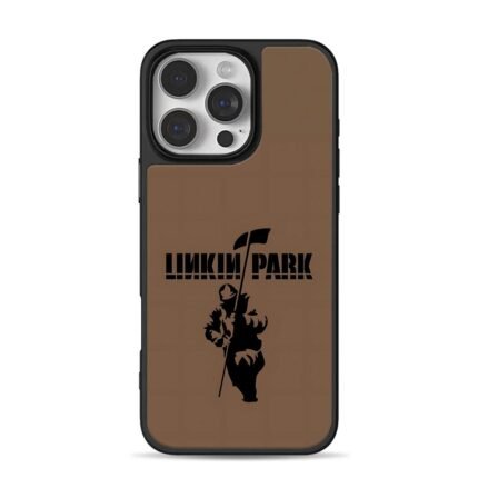 Linkin Park soldier flag silhouette iPhone 16 Pro Max Black Case