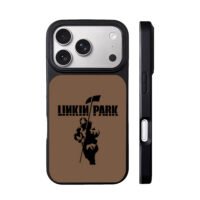 Linkin Park soldier flag silhouette iPhone 17 Pro Max Black Case