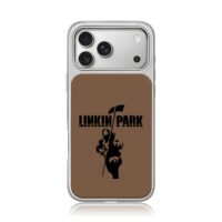 Linkin Park soldier flag silhouette iPhone 17 Pro Max Electroplated Silver Case1