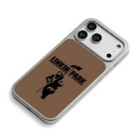 Linkin Park soldier flag silhouette iPhone 17 Pro Max Electroplated Silver Case2