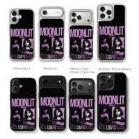 Lisa blackpink purple moonlit floor Chris Brown Phone Case Black Electroplated Silver For Iphone 11 To 17