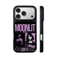Lisa blackpink purple moonlit floor iPhone 17 Pro Max Black Case