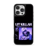Lit Killah holds toy car purple y2k iPhone 16 Pro Max Black Case