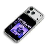 Lit Killah holds toy car purple y2k Phone Case for iPhone 11-17 & Samsung Galaxy S24-S26 - Image 5