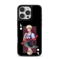 Loid Forger spade K anime card art Phone Case for iPhone 11-17 & Samsung Galaxy S24-S26
