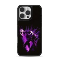LoL Zed purple neon assassin art Phone Case for iPhone 11-17 & Samsung Galaxy S24-S26