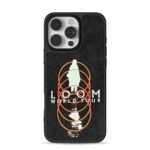 LoomWorldTourSilhouetteOrangeRings iPhone 16 Pro Max Black Case