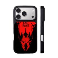 LOTR Sauron tower Frodo red art iPhone 17 Pro Max Black Case
