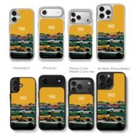 Lotus 70th anniversary sports car art Chris Brown Phone Case Black Electroplated Silver For Iphone 11 To 17