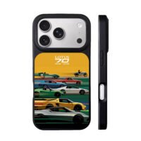 Lotus 70th anniversary sports car art iPhone 17 Pro Max Black Case