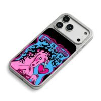 LoveInSpiteOfLossPinkHeartUnicorn iPhone 17 Pro Max Electroplated Silver Case2