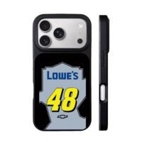 Lowes 48 Nascar Chevy racing logo iPhone 17 Pro Max Black Case