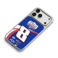 Lucas Oil 8 NASCAR RCR Chevy racing iPhone 17 Pro Max Electroplated Silver Case2