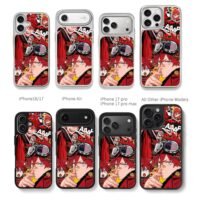 Luka anime red hair goggles sticker Chris Brown Phone Case Black Electroplated Silver For Iphone 11 To 17