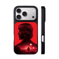 Luke Skywalker twin suns red art iPhone 17 Pro Max Black Case