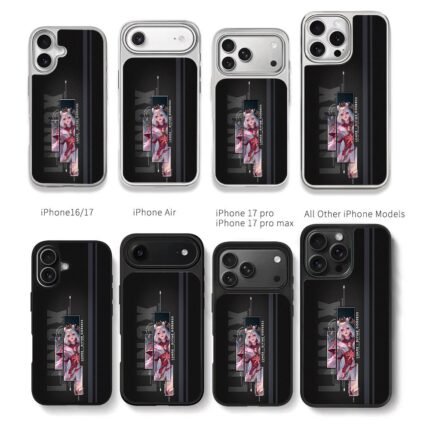 LUNOX DIVINE GODDESS MOBILE LEGENDS Chris Brown Phone Case Black Electroplated Silver For Iphone 11 To 17